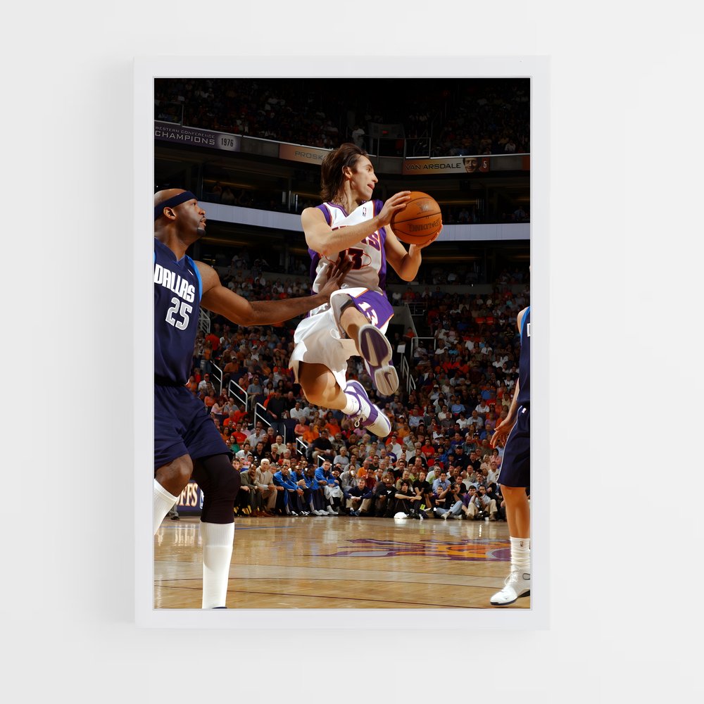 Poster Steve de nash – affiche Basketball (vue 3)